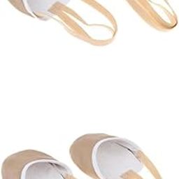 The Style Sutra 2 Pair Women Girls Rhythmic Gymnastics Ballet Dance Half Sole Toe Shoes X XS|Sporting Goods | Team Sports | Gymnastics | Clothing-image-35