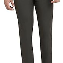 Men Slim Fit Solid Pattern Poly Viscose Blend Flat Front Formal Trouser-picture-46