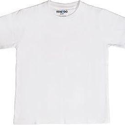 KEEZOO White Tshirt for Kids Plain Tshirt Regular Fit T-Shirt-27