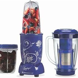 Wonderchef Nutri-Blend, 400-Watt Mixer Grinder with Juicer 3 Jars (Blue)-image-36