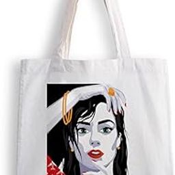 Canvas Tote Bags for Women, College Bag for Girls, Tote Bag for Shopping, Travel & Beach Bags for Women - Women - D No - 256-image-2