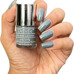 DeBelle Gel Nail Lacquer Slate Stone (Slate Grey) 8ml - Glossy finish Enriched with natural Seaweed Extract, cruelty Free, Toxic Free-image-42