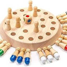 Eunera Memory and Learning Board Games for Kids Adults Family - Fun and Educational Toy - Color Matching Memory Stick Activity for Home Or Travel - Montessori Method Puzzle Gifts for Kids 5+ Years-7