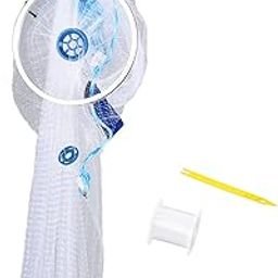 Fishing Cast Net, Manual Bait Net Fishing Tools Cast Net American Style Aluminum Lightweight High Efficient for River for Pool for Sea-11