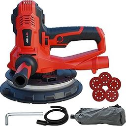 IBELL Dry Wall Sander DS80-90, 800W, Copper Armature, 1200-2300RPM, Variable Speed Control, Switch Lock Feature, 8 Hole vacuum and LED light-image-77