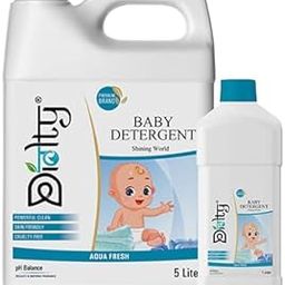 Diolty Baby laundry liquid detergent, washing liquid for Baby Clothes-6 Liter (Aqua Fresh)-image-6