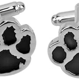 elbme 1 Pair Men's Dog Animal Paw Cufflinks Shirt Cuff Links Wedding Gift-picture-35