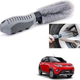 Auto Addict Car Alloy Wheel Cleaner Brush Tyre Rim for Mahindra KUV 100-image-80