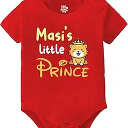 baby buzz Newborn Clothes For Baby Boy Masi's Little Prince Printed Onesie Romper-picture-10