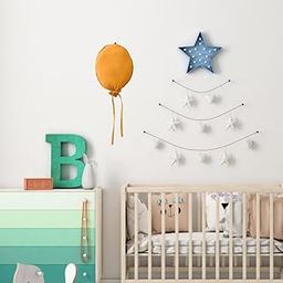 ATORSE Craft Kits A Minimalist Fabric Balloon Decoration 7.87"x23.62" Nursery Wall Decorations Yellow-Crafts- Fabric-image-26