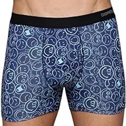 Men Naylon Antibacterial Printed Trunks Underwear Undergarments with No Marks Waistband | Printed Mini Trunk for Men-image-61