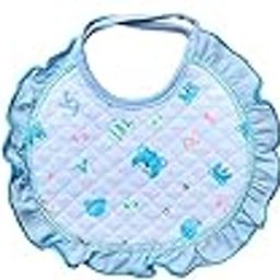 Lappu Baby Button Bibs/Apron Cute Multi Print|with Tie Knot| Waterproof Bib Set (Pack Of 3 (Design11))-26