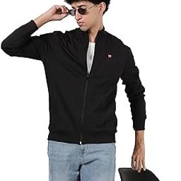 Men's Cotton Blend High Neck Sweatshirt-image-26