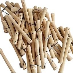 ESTAVITO Wooden Hair Curler Rollers | For Waves And Curls without Heat | Rollers Spiral Curls For Hair Styling | UNISEX | PACK OF 20 PCS |-19