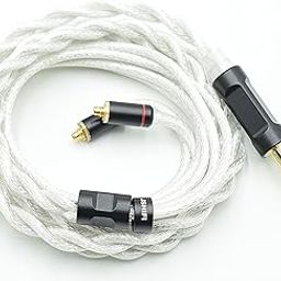 [JSHiFi-Memory] MMCX 0.17 inch (4.4 mm) Re-Cable 2 Core Balanced Coaxial Cable Silver Plated Monocrystalline Copper Mixed Wire MMCX Earphone Upgrade Cable 0.17 inch (4.4 mm) Earphone Replacement Cable-image-97