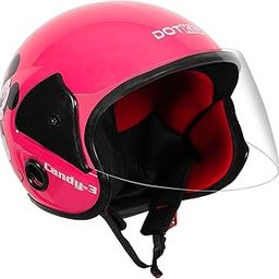 Dotkid Candy 3 Toddler Open face Helmet, Cycle Helmet for Boys & Girls, Bicycle Helmets Ages 2-6 for Bike, Scooter, Cycling, Adjustable Helmets for 2 to 6 Years Baby (Pink)-image-94