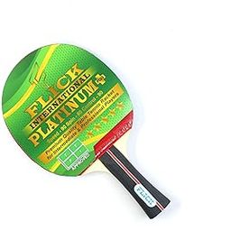 FLICK Platinum Table Tennis Racket | T.T.F.I. Approved | 5 Star Quality TT Racket - TTRA-05L-16