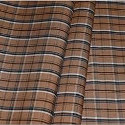 Men's Pure Cotton Checkered Unstitched Shirt Fabric (TQ84V2,Free Size)-image-70