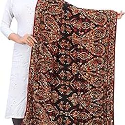 Women's Pure Georgette Kashmiri Embroidered Dupatta-54