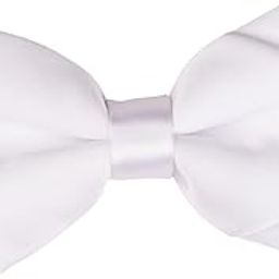 Diamond Tip White Bow Tie For Men-56