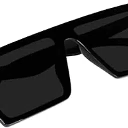 elligator UV Protected Retro Sunglasses for Men & Women | Stylish Full-Rim Cover Eyewear for Driving, Cycling, Sports | Lightweight Flexible Optical Frame for All-Day Comfort & Selfies (Black)-picture-36