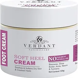 Verdant Natural Care Foot Cream for Rough, Dry and Cracked Heel, Feet Cream For Heel Repair With Benefits Of Beeswax, Shea Butter, Amla & Turmeric | Soft Heel Cream (100ml)-picture-47