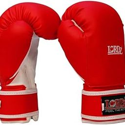 Lordz Contender Gloves I Top Grade Synthetic Leather Boxing Gloves with Molded Padding, Gloves for Men & Women Training Gloves, Muay Thai, Punching |Red| Sizes (4oz) …-image-45