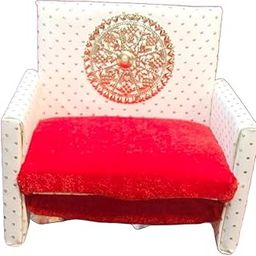 MOOLYAVAAN Products Laddu Gopal Bed Krishna Ji Wooden Designer Sofa Cum Bed, Kanhaji Thakur ji Singhasan for Home Temple Decoratives (Size No.0-3) (Random Color)-image-30