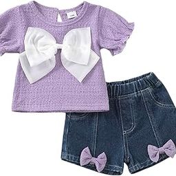 Hoscotch Girls Textured Purple Short Sleeves Short Set-image-22