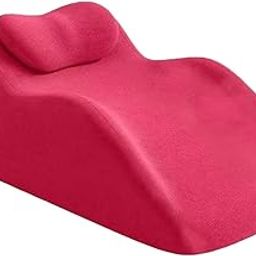 CALANDIS™ Neck Pillow Practical Washable Cover Bed Wedge for Relaxing Sleeping Reading red | Travel Pillows | Travel Accessories-image-48