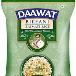 Daawat Biryani Basmati Rice, 5 Kg| World s Longest Rice Grain expands 24mm* | Tasty, Non-sticky & Rich Aroma |Naturally Aged-image-36