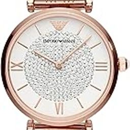 Emporio Armani Stainless Steel Analog White Dial Women Watch-Ar11244, Gold Band-image-58