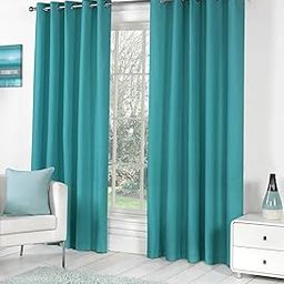 Raghav Polyester Double Piece Door Curtains_Aqua-image-68