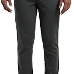 AM44 Men's Super Combed Cotton Rich Pique Interlock Fabric Slim Fit Mid Rise Trackpants with Side and Back Pockets-image-99