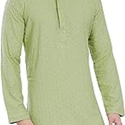 Men's Sequince Embroidered Cotton Blend Only Slim Fit Kurta-image-49