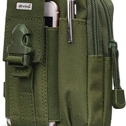 Divinext Tactical Waist Belt Bag Pouch Mobile Case Holder, 7 X 4.5 X 1.5 inch, Multi Color-image-11