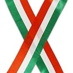 Unisex Cotton Fabric Republic day/Independence day Tricolor/Tricolour/Tiranga Stole Tricolor Nehru Phatka For Kids Unisex-image-20