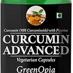 GreenOpia Curcumin Advanced Curcumin C3 Complex (95% Curcuminoids) 500 mg Turmeric with Piperine Extract Supplement 5 mg - 60-image-3