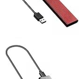 MERISHOPP 2X USB 3.0 to Ngff M.2 B Key Ssd External Enclosure Case Cover Adapter.|Computers/Tablets & Networking | Drives, Storage & Blank Media | Drive Enclosures & Docks-7