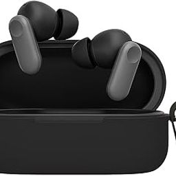 YellowInc Silicone Case Cover with Earphone Cleaning Pen Compatible with Oneplus Nord Buds 2r (Earbuds Not Included) (Black)-16