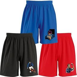 Pack of 3 Mens Polyester Shorts |Mbaape Printed Shorts | Printed Polyester Shorts-picture-43