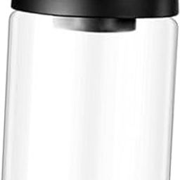 Airtight Food Storage Container Vacuum Canister for Candy Grains Black 900ml-image-11