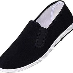 Chinese Traditional Kung Fu Martial Arts Tai chi Slipper Shoes Black 42-image-47