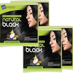 Kesh Kanti Hair Colour (Cream & Developer) - Natural Black 40g (Pack of 4) By SUPI-image-19
