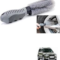 Auto Addict Car Alloy Wheel Cleaner Brush Tyre Rim for Skoda Yeti-picture-31