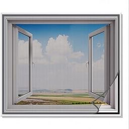 Protective Grey Mosquito Net for Windows with Self-Adhesive Velcro Tape - Insect Shield for Your Home | Easy Install and Durable (1 x 4 ft)-image-30