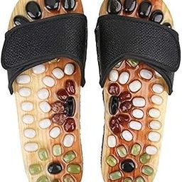 SNAPSHOPECOM Wooden Acupressure Therapy Slipper | Yoga Paduka Foot Relaxer | Massager for Men & Women-image-29