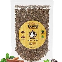 ROYAL SWAG Herbal 100% Tobacco Free & Nicotine Free Organic Mixture For Smoking 30g | Herbal Smoking Blend Mix With Ayurvedic Herbs Clove, Tulsi, Cinnamon and Green Tea (Non-Addictive)-picture-29