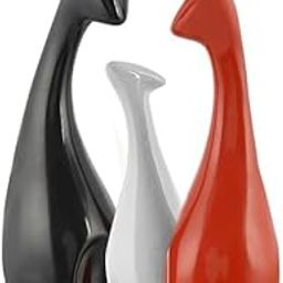 Donning Art Present Elegant Deer Family Set Showpiece - Piano Finish Sculpture for Home Decor - Premium Resin Figurine-image-71