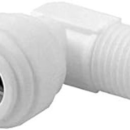 Vstec™ OO LALA JI RO Outer Pre Filter Elbow Connector 3/8" Size Tube (Big Size Pipe) x 1/4" Male Thread (Normal Size) (4)-30